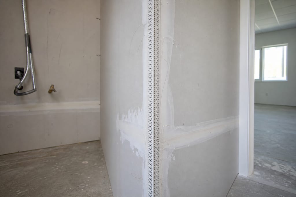Corner bead reinforcement photo