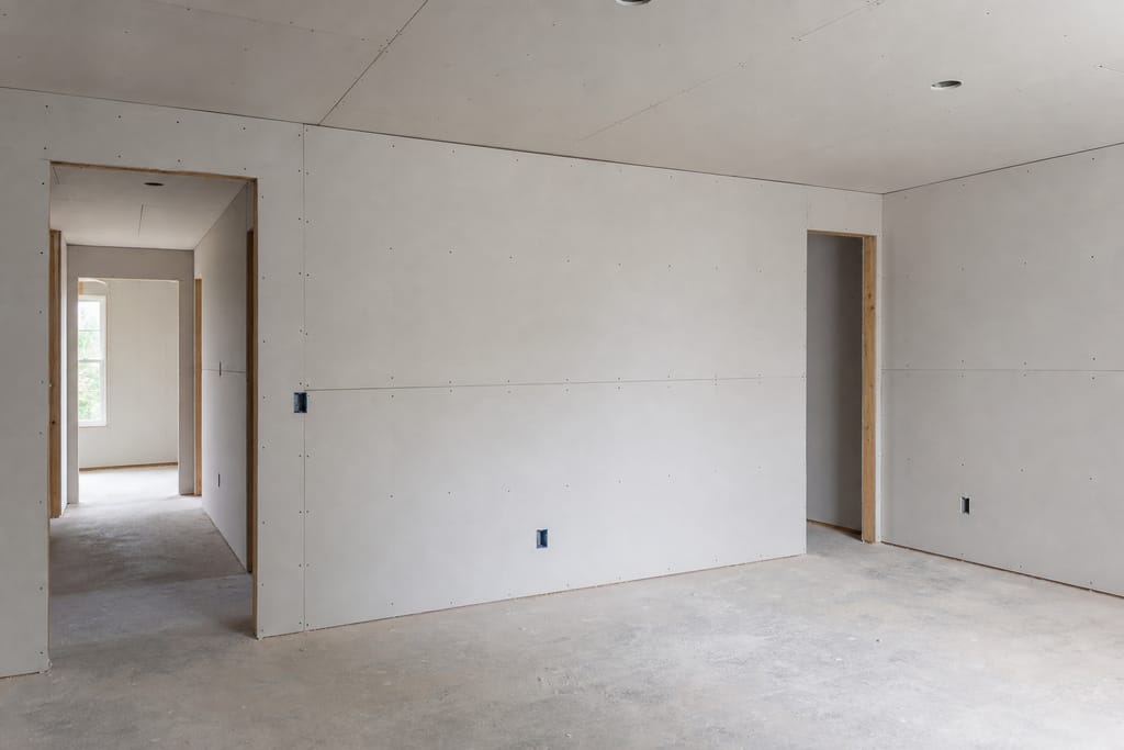 Hang drywall photo