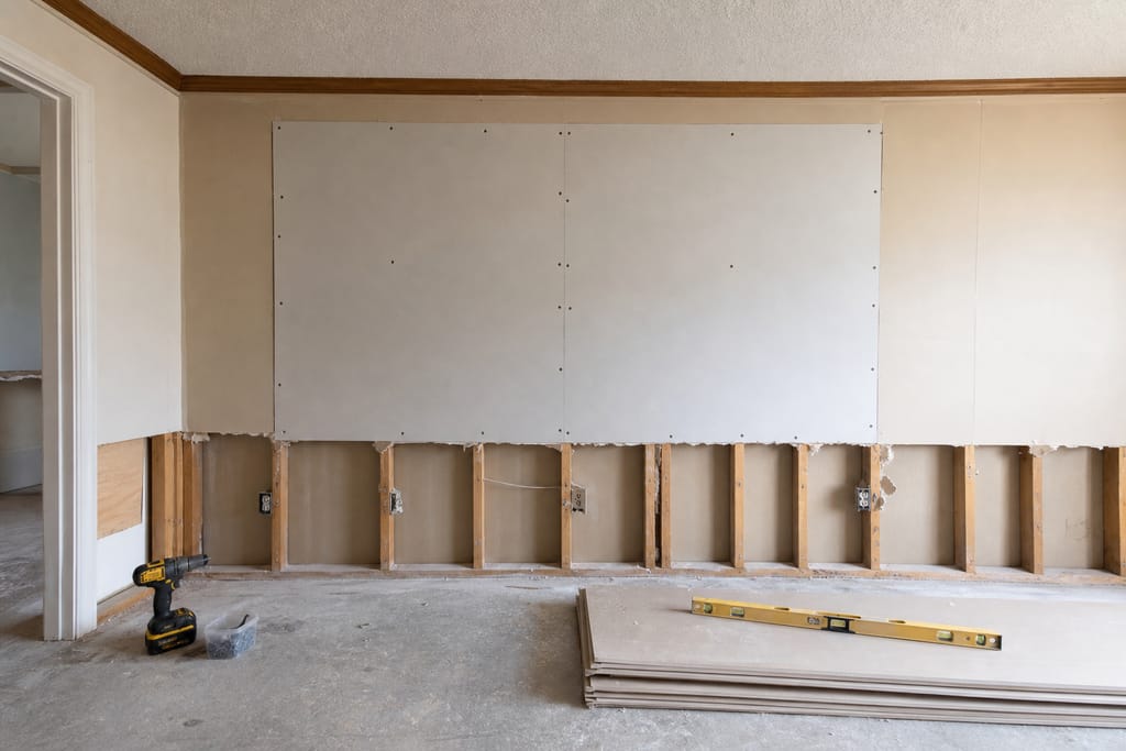 Install and fasten new board photo